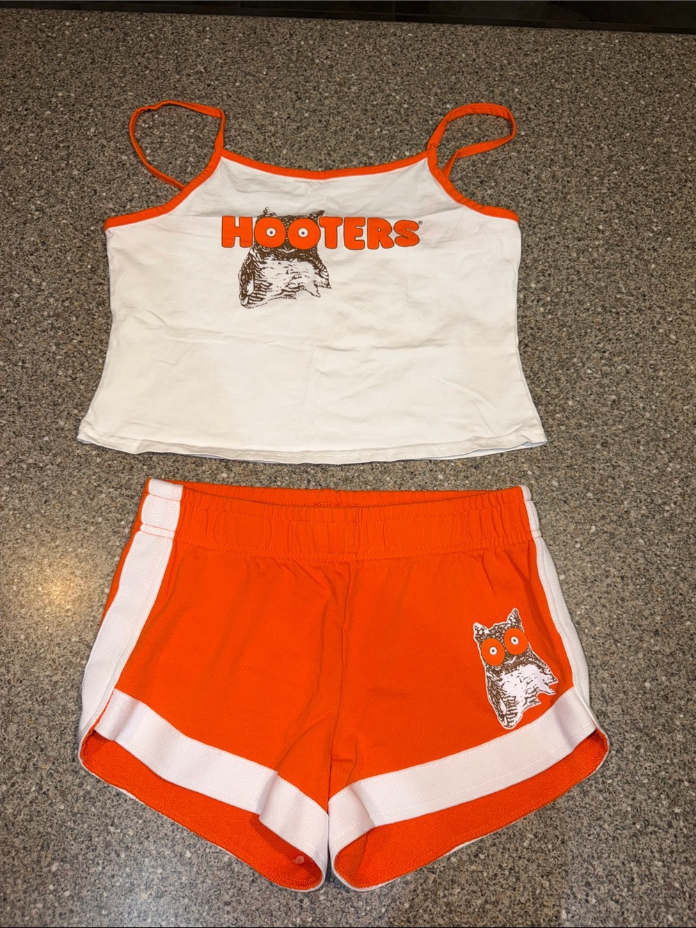 Hooters Tank Top and Shorts Set